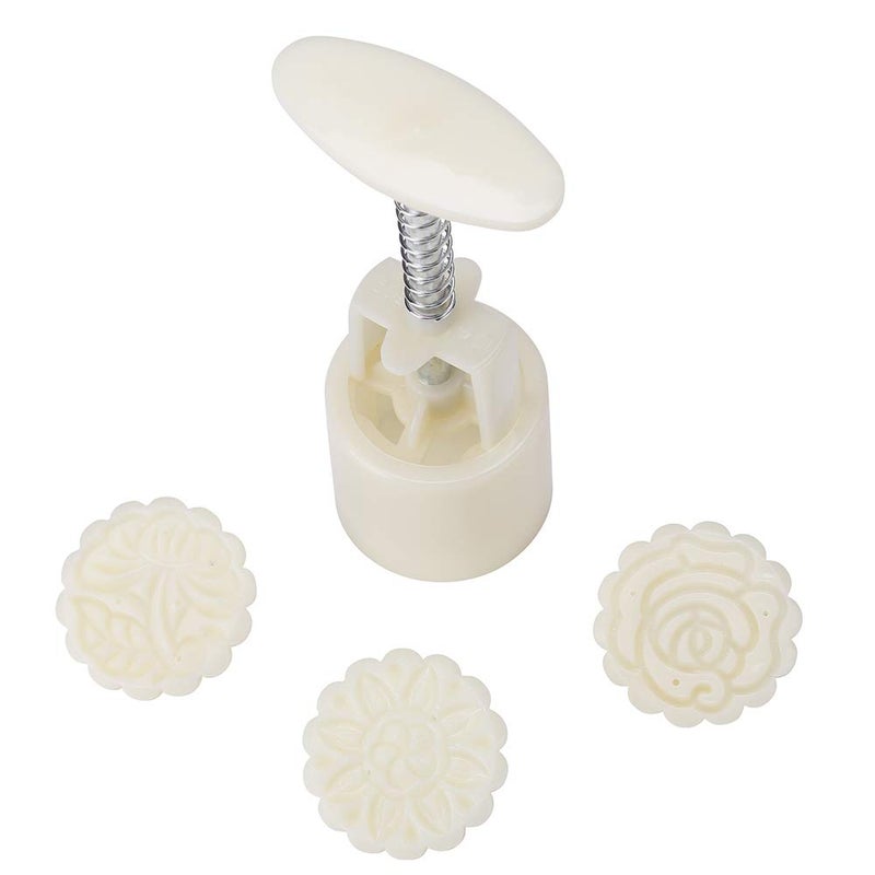 Lost Ocean Mid-Autumn Festival Hand-Pressure Moon Cake Mould With 12 Pcs Mode Pattern For 4 Sets - Image 4